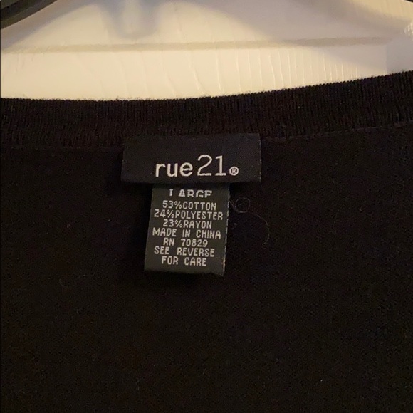 Rue21 Black Cardigan Sweater - Picture 3 of 4